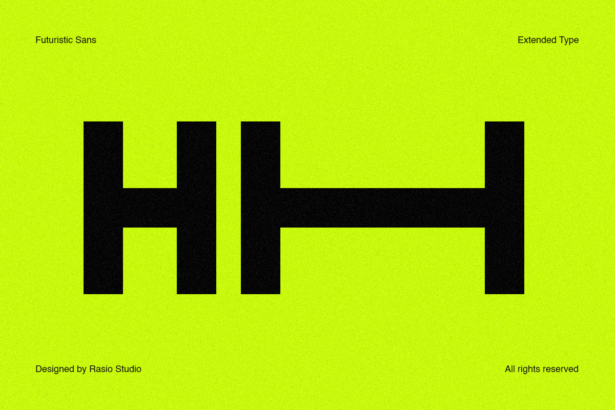 Euphora Typeface Wide Sans Font, a Sans Serif Font by Rasio Studio (Photo 3 of 8)