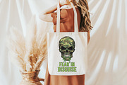 Camo Skull Halloween Sublimation, an Illustration by DreamCafeArt (Thumbnail 2 of 6)