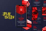 Play Setan Typeface, a Sans Serif Font by alit design (Thumbnail 2 of 15)