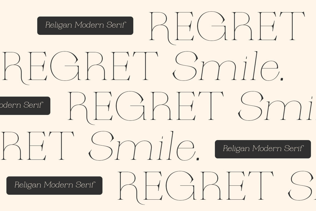 Religan - Modern Serif Font, a Serif Font by Dora Typefoundry (Photo 7 of 22)