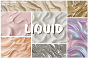 200 Liquid backgrounds. Posters, a Background Graphic by ApetekMarket (Thumbnail 1 of 17)