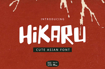 Hikaru Asian Font (50% OFF 2020), a Font by YandiDesigns