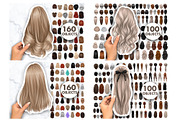 1300 hairstyles bundle, an Illustration by Elenbushe (Thumbnail 5 of 10)