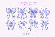 Charming Bows, Patterns & Templates, an Object Graphic by Leila Divine (Thumbnail 8 of 20)