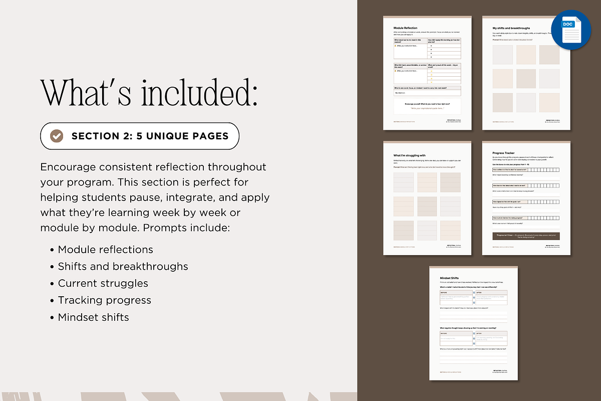 Fillable Reflection Journal Workbook, a Presentation Template by Our Polished Pages (Photo 12 of 20)