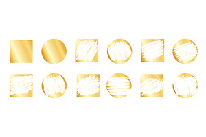Card lottery scratch on golden shiny, an Object Illustration by YuliiaOsadcha