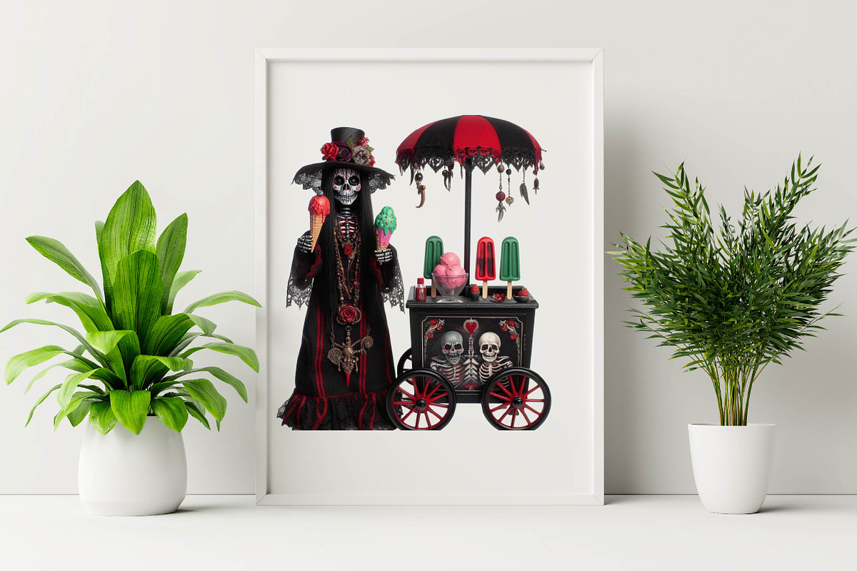 Summer Gothic Voodoo Doll  Sublimat, an Illustration by SVGArt (Photo 8 of 8)