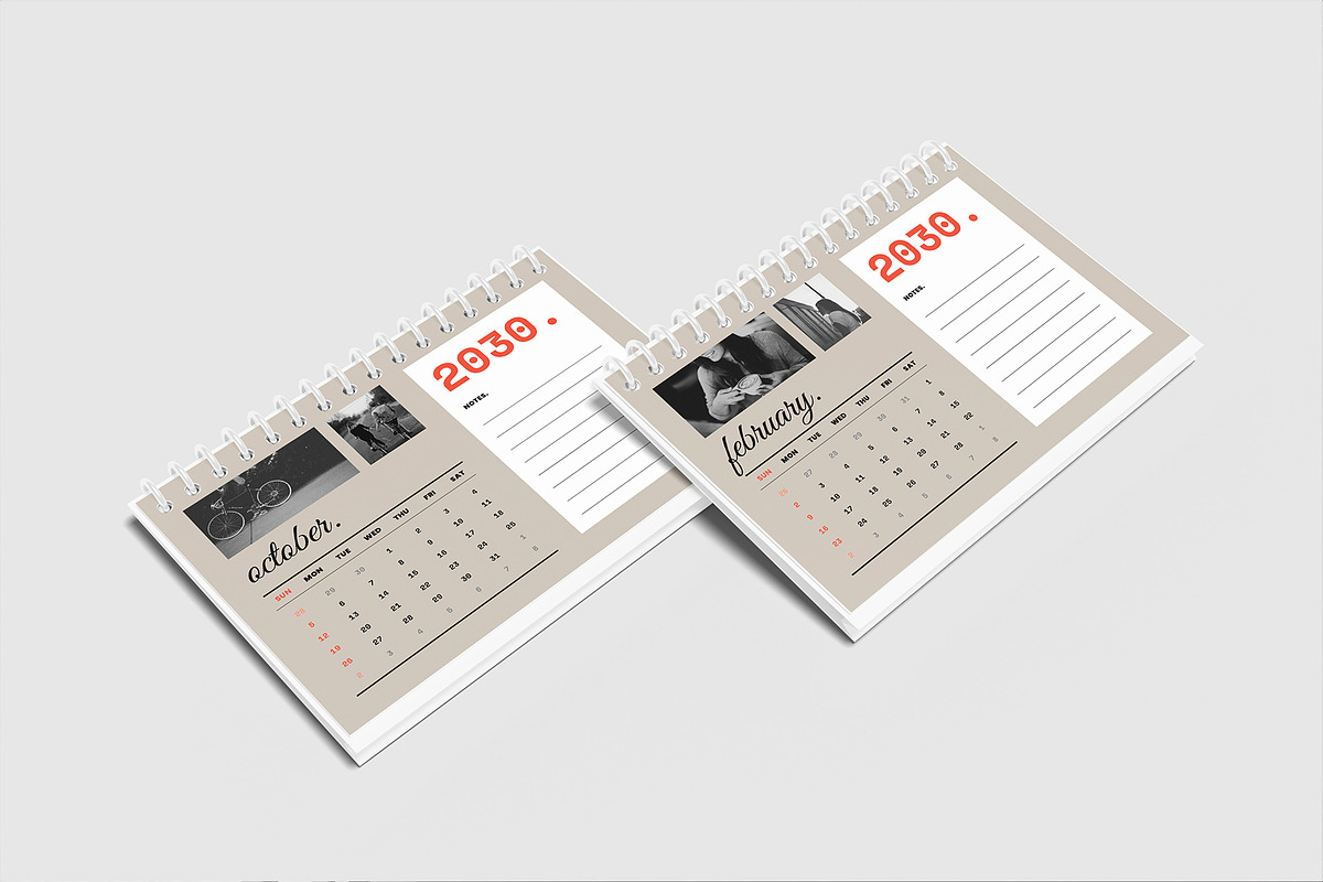 Desk Calendar, a Stationery Template by Occy Design (Photo 2 of 5)