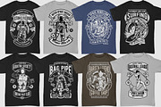 250 Retro Tshirt Designs Bundle #4, an Illustration by roach_graphic (Thumbnail 4 of 34)