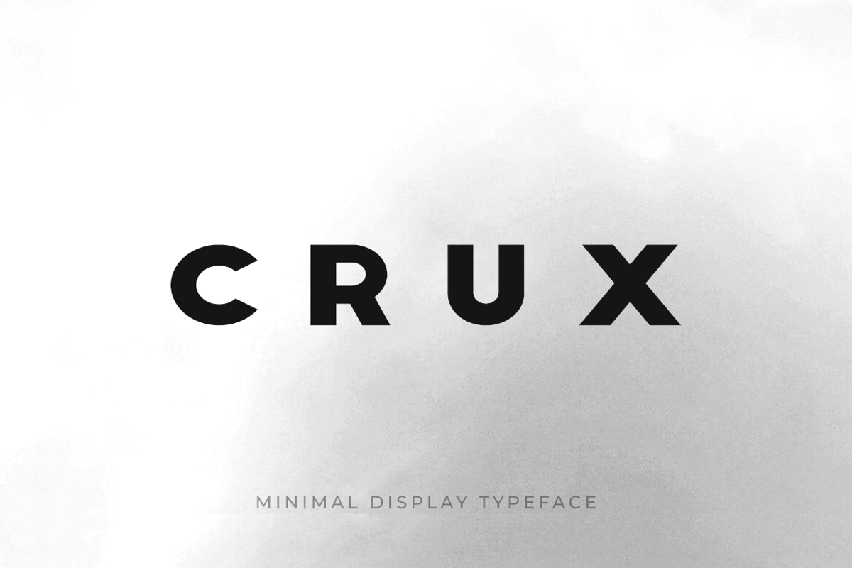 CRUX - Minimal Display Typeface