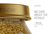 Food Jar Mockups, a Product Mockup by Smarty Mockups (Thumbnail 5 of 6)