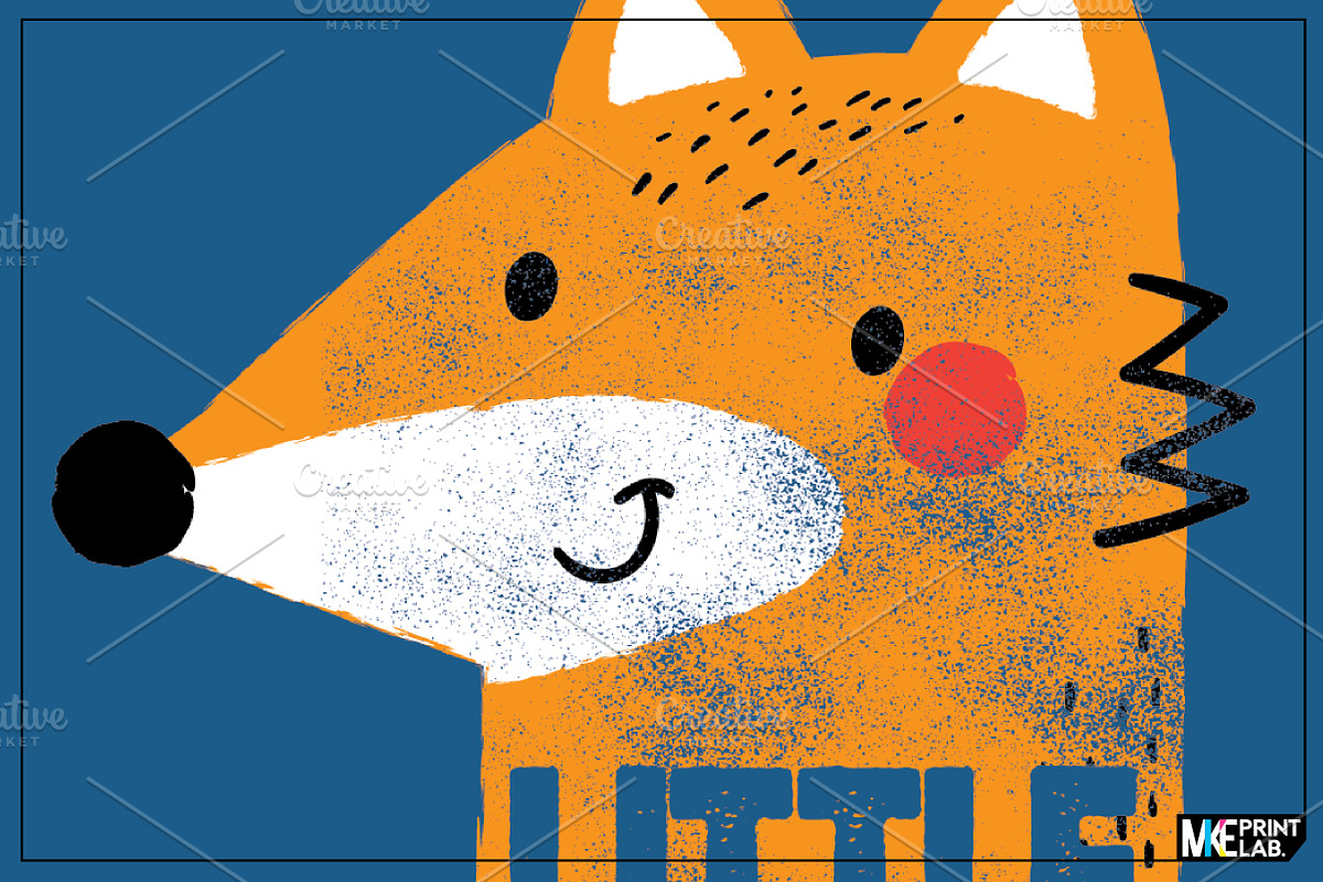 PACK OF 3 ANIMAL PRINT DESIGNS, an Animal Illustration by MKE Print Lab. (Photo 2 of 4)