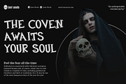 Black Wizard - Halloween Display, a Handwritten Font by Arendxstudio (Thumbnail 3 of 9)