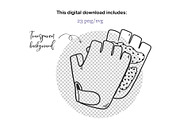 Fitness Equipment Clipart SVG PNG, an Object Graphic by ArtGiftsStudio (Thumbnail 2 of 3)