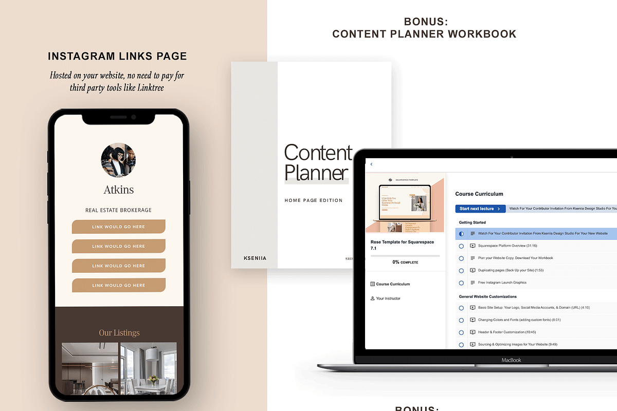 Broker Squarespace 7.1 Template, a Websites & App Template by Kseniia_Design (Photo 3 of 8)