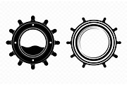 Porthole SVG Clipart Silhouette SVG, an Object Illustration by Gfx Expert Team (Thumbnail 3 of 3)
