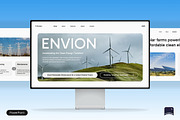Clean Energy Pitch Deck, a Presentation Template by Claymoon Lab (Thumbnail 1 of 7)