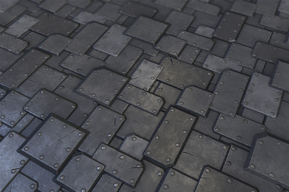 Metal Plate Tile 02, a Textures & Material 3D Model by Environment Design (Photo 1 of 4)