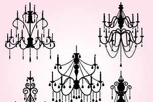 Chandelier Photoshop Brushes 2