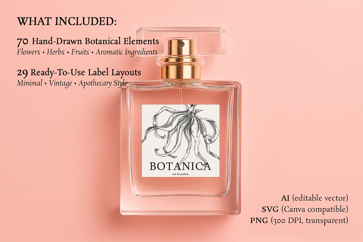 Botanical Beauty & Spa Branding Kit, a Healthcare Illustration by Yevheniia (Photo 2 of 12)