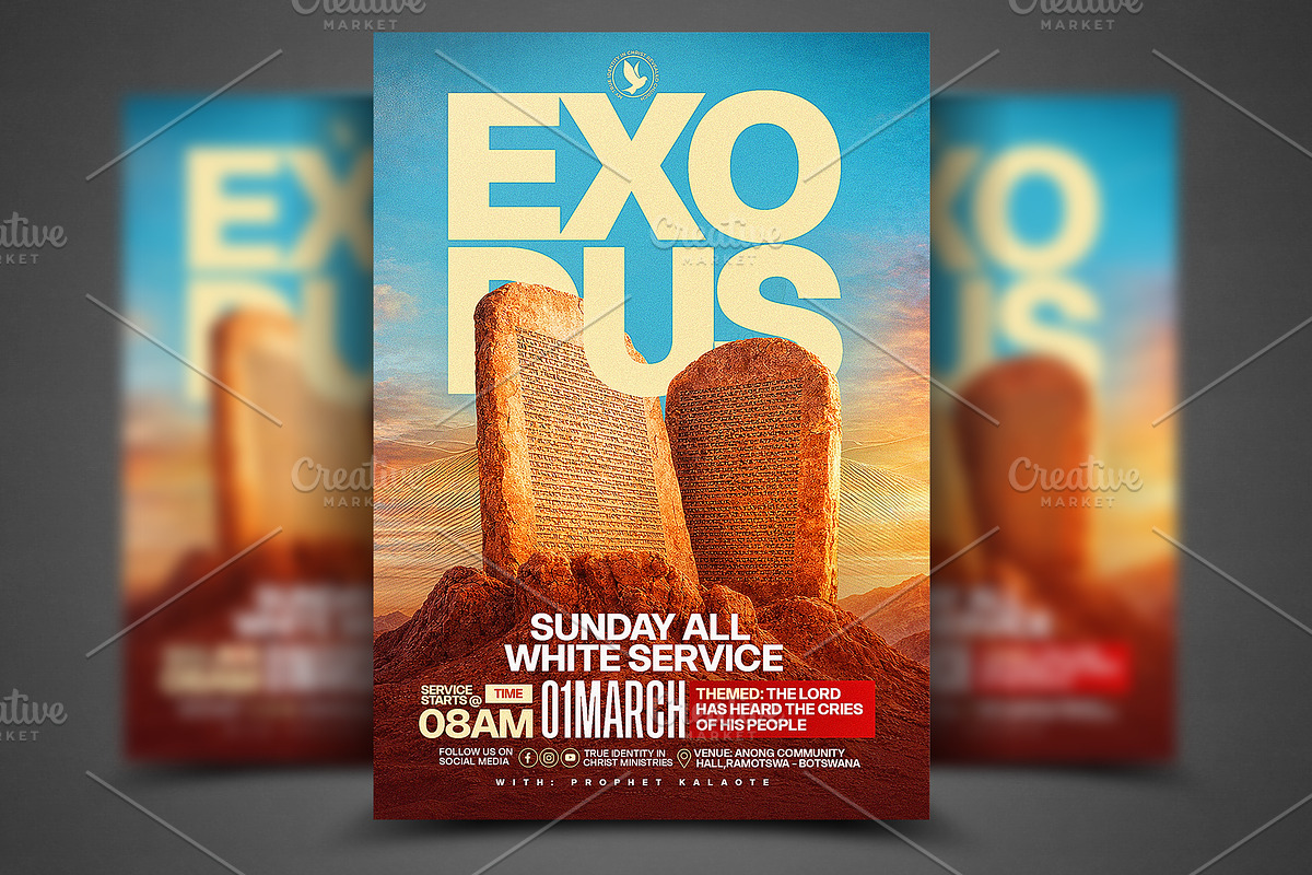 Church Flyer Template Psd, a Social Media Template by church flyer templates (Photo 1 of 4)