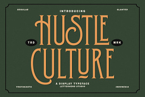 Hustle Culture Vintage Display