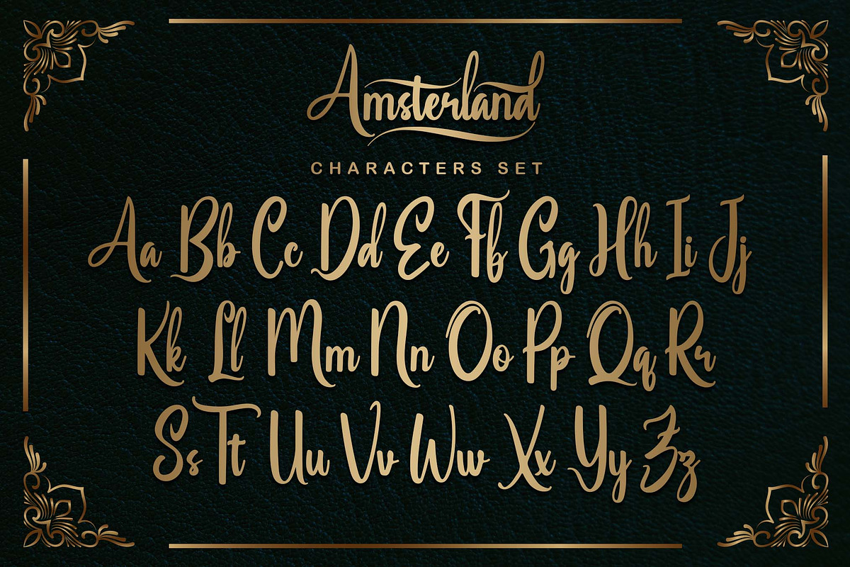 Amsterland | Handwritten Font, a Handwritten Font by Aveni Letter Type (Photo 11 of 15)