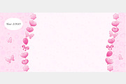 SET / 5 / Child pink templates, a Decorative Illustration by Nadin_Lebedeva (Thumbnail 6 of 7)
