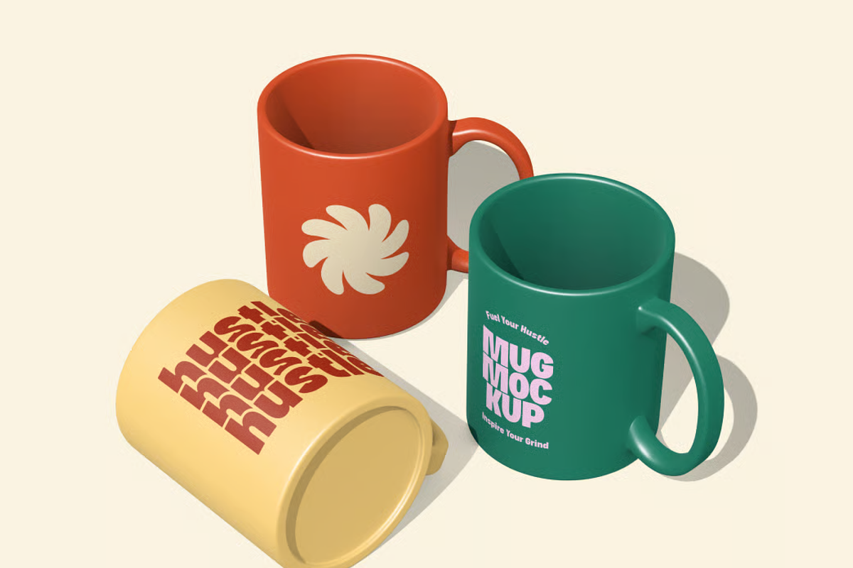 Ceramic Coffee Mug Mockup, a Cups & Container Mockup by graphicsauce (Photo 1 of 4)