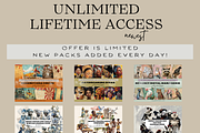 UNLIMITED LIFETIME ACCESS CLIPART, a Person Illustration by Daring Digies (Thumbnail 3 of 10)