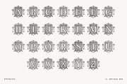 Vintage Ornate Badge Font - No.8, a Serif Font by Century Library (Thumbnail 3 of 5)