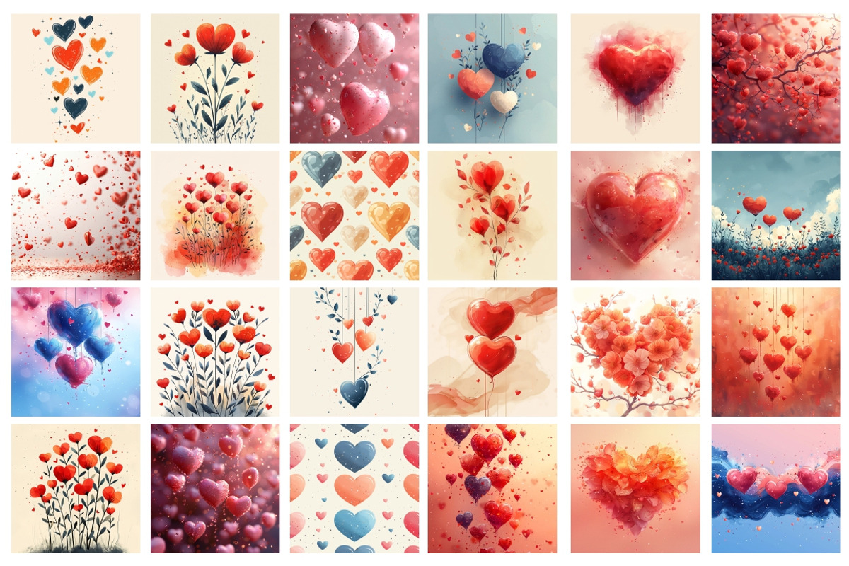 400 Valentine's Day Love backgrounds, a Background Graphic by Nocturnal Wolf (Photo 27 of 31)