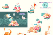 Mid-Autumn Festival, a Seasonal Illustration by Collection by VY (Thumbnail 7 of 11)