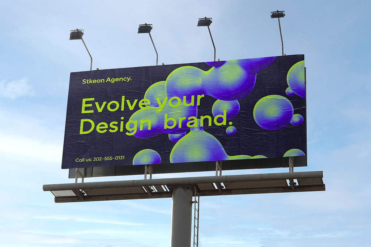 Billboard Poster Street Mockup, an Advertising Mockup by Asylab (Photo 4 of 5)