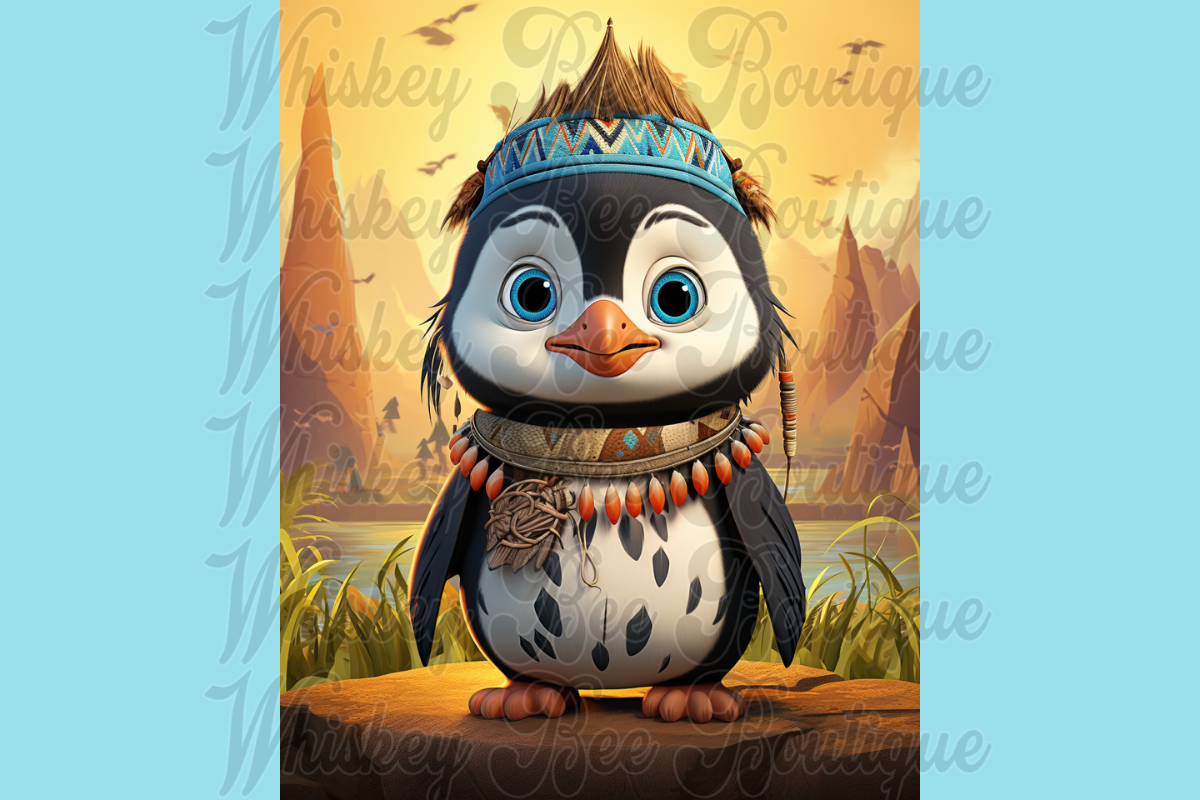 Cute Cartoon Shaman Animals, a Wallpaper Graphic by Whiskey Bee Boutique (Photo 19 of 21)