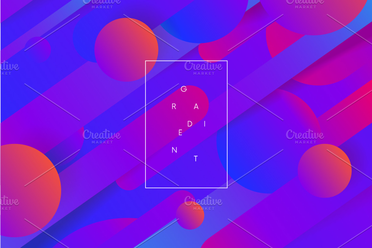 Abstract gradient composition, an Object Illustration by MaximGertsen