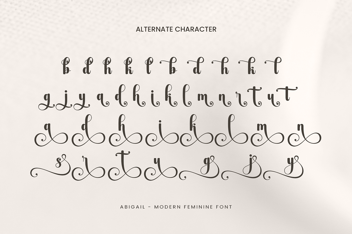 Abigail, a Handwritten Font by Mozatype (Photo 9 of 10)