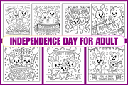 Independence (4th Of July) For Adult, a Seasonal Illustration by Coco Bloom (Thumbnail 1 of 3)