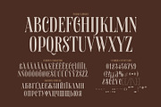 Aquatory Vintage Font and Template., a Serif Font by Gleb Guralnyk (Thumbnail 5 of 5)