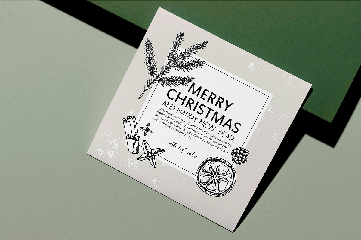 Christmas and New Year set, a Card Template by KPGallery (Photo 6 of 8)