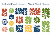 Modern Matisse Botanical Cutout Set, a Decorative Illustration by Lettering_Logo (Thumbnail 2 of 6)
