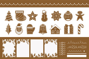 Gingerbread Graphics Set