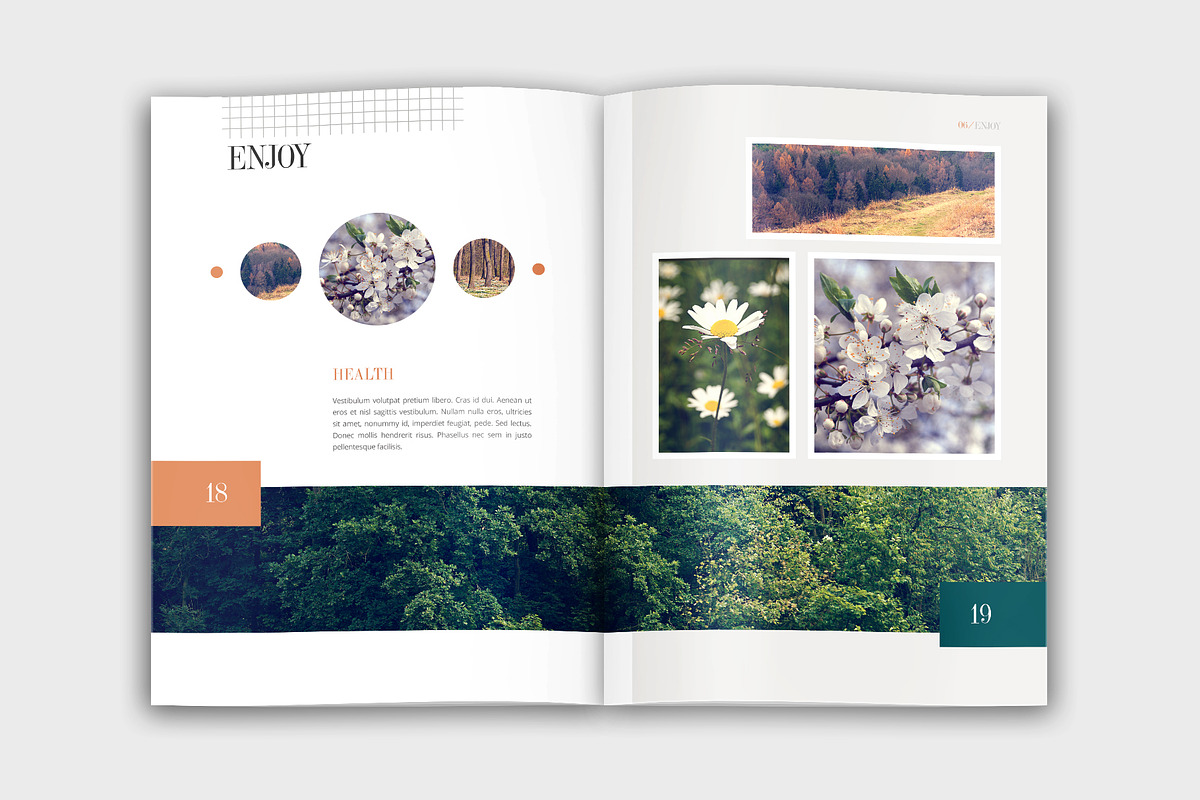 Vintage Nature Booklet, a Brochure Template by velvetmade.designs (Photo 10 of 11)