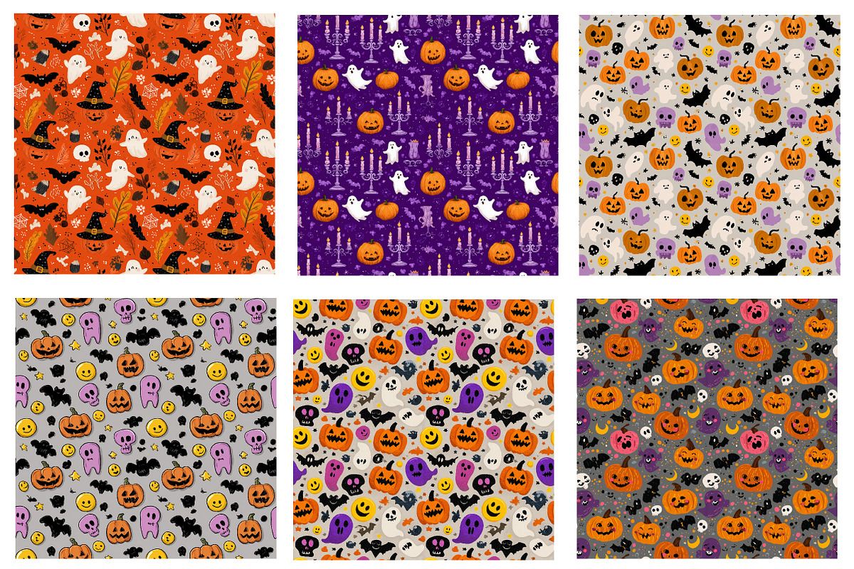 Spooky Halloween Digital Paper, a Graphic by Designking (Photo 3 of 4)