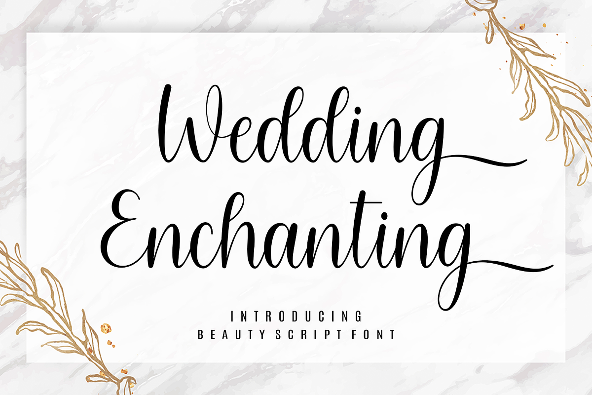 Wedding Enchanting, a Script Font by Artkenza (Photo 1 of 7)