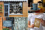 Winter holidays set | 60 lettering, an Illustration by bariskina (Thumbnail 9 of 10)