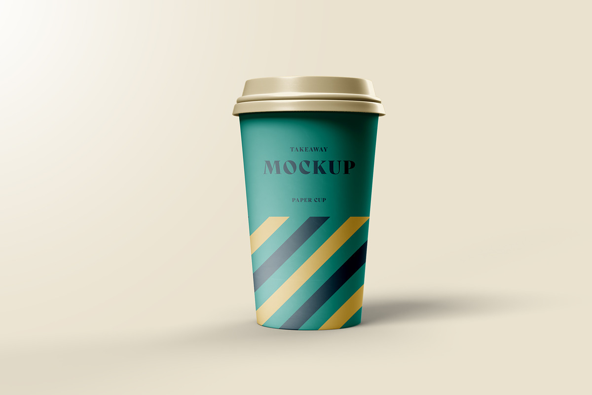 Take Away Paper Coffee Cup Mockups, a Cups & Container Mockup by dpi (Photo 21 of 24)