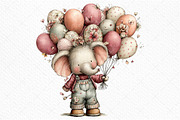 Whimsical Animals Clipart, an Illustration by Craft Nest (Thumbnail 10 of 11)