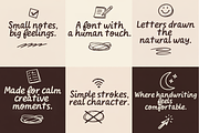 Everyday Hand – Natural Handwritten, a Handwritten Font by cocodesign (Thumbnail 5 of 6)