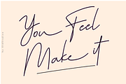 July it // Semi Signature Font, a Script Font by Analogous (Thumbnail 6 of 12)